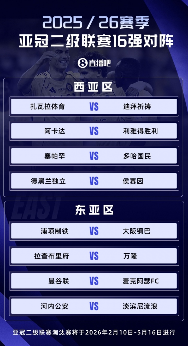 Yabo Sports-亚冠二16强对阵：利雅得胜利战土库曼球队，大阪钢巴遭遇浦项制铁